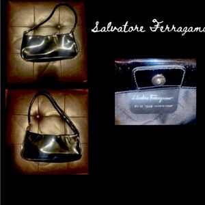 Salvatore Ferragamo black purse